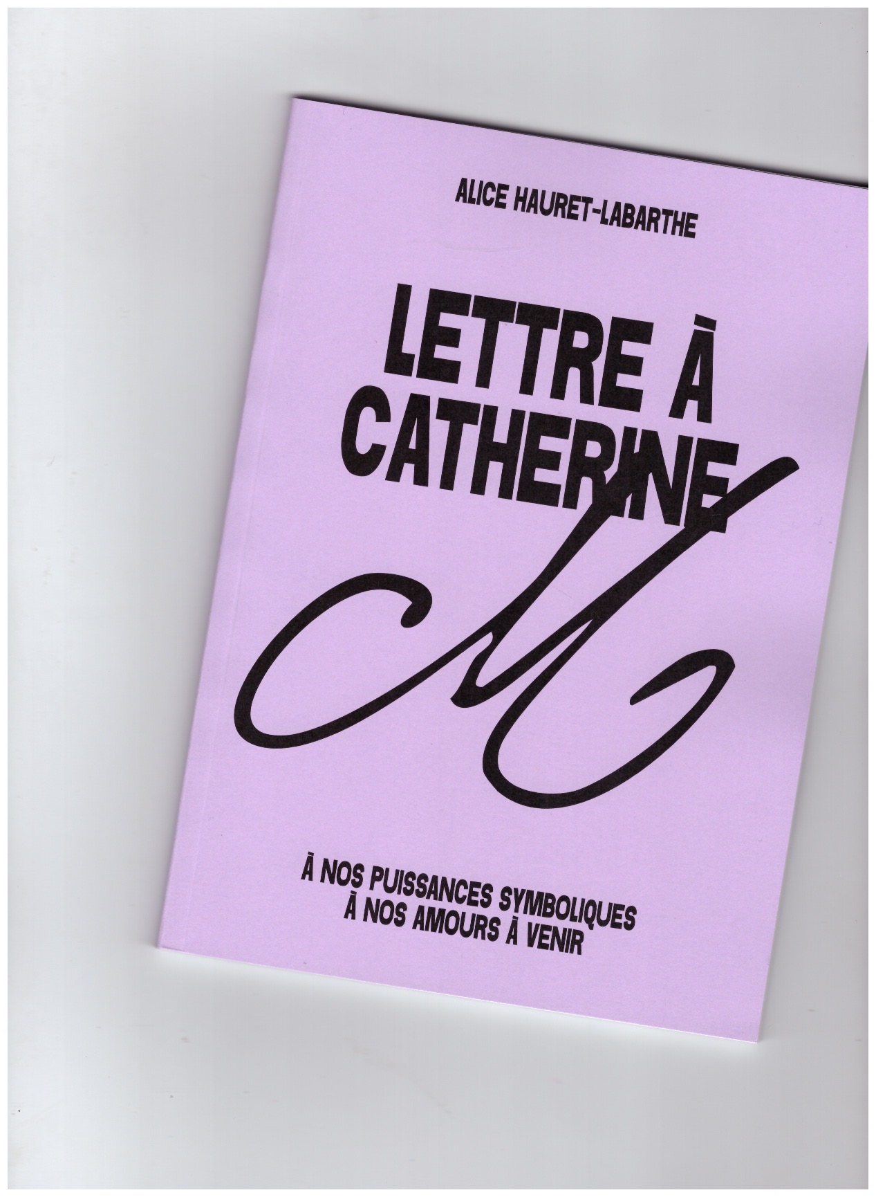 HAURET-LABARTHE, Alice - Lettre à Catherine M